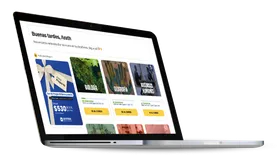 Plataforma Prepa IN en laptop