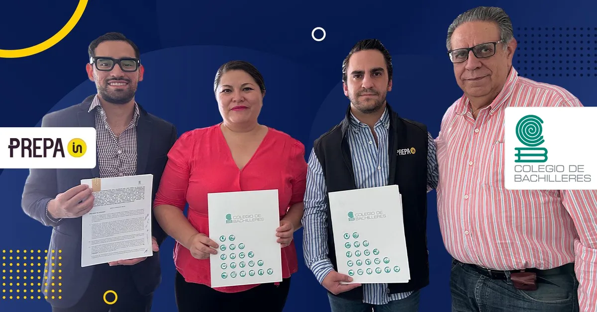 Prepa IN y Colegio de Bachilleres firman convenio de colaboración oficialmente.