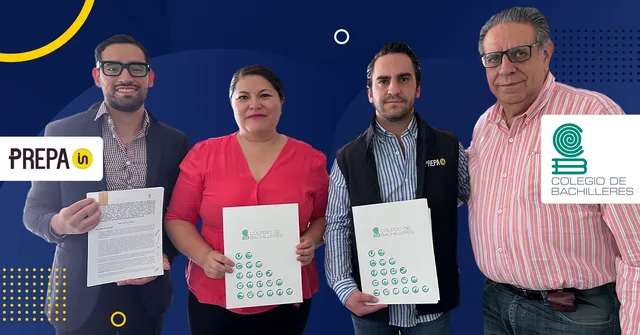 Prepa IN y Colegio de Bachilleres firman convenio de colaboración oficialmente.
