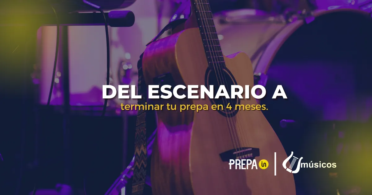 Los músicos de México con Prepa IN.