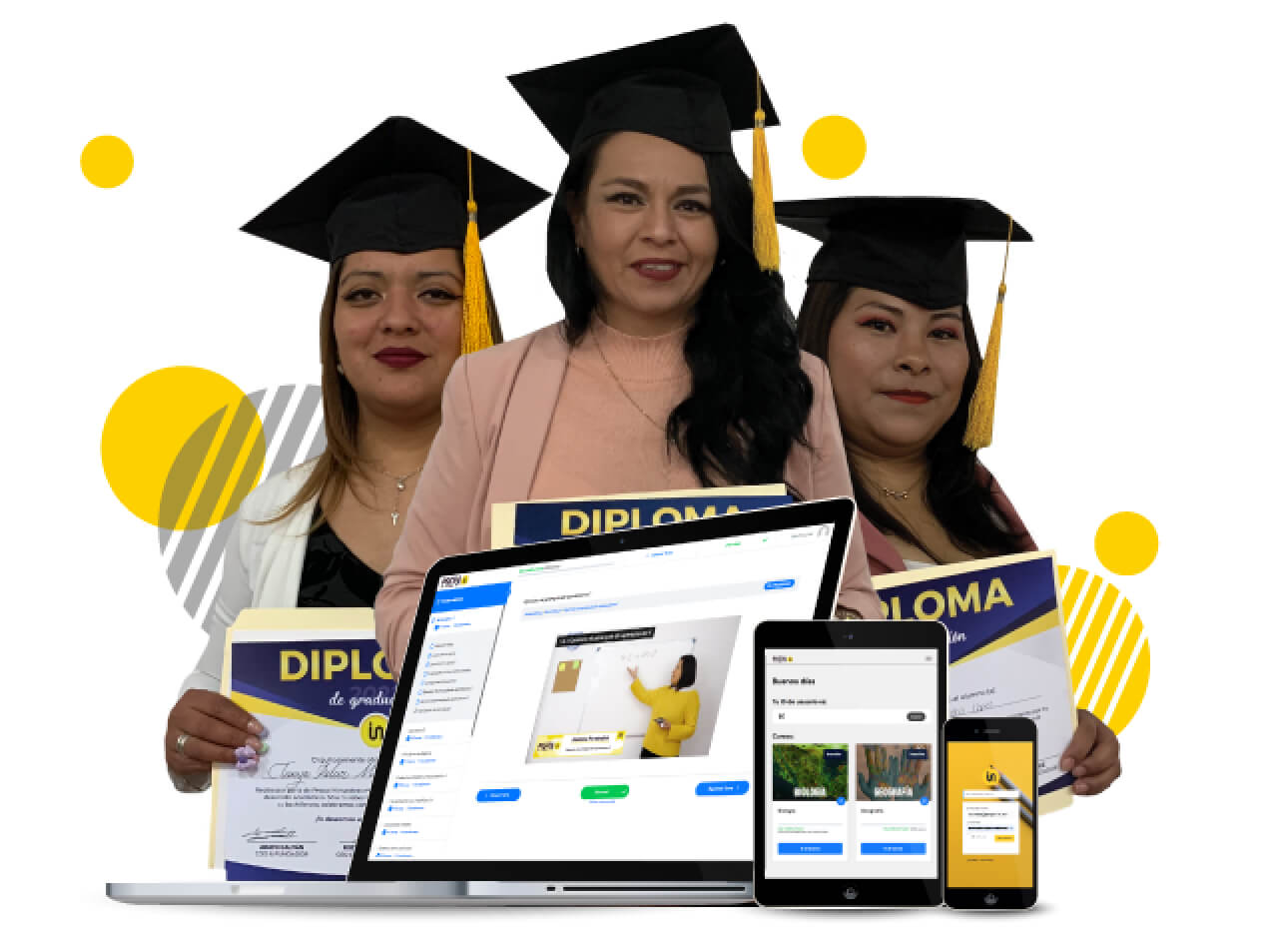 Estudiantes graduados de Prepa IN