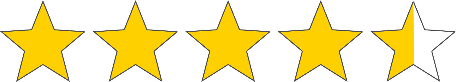 Calificación de 4.8 estrellas